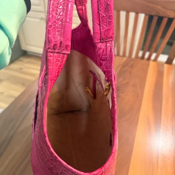 EUC Pink/Fuchsia Brahmin shopper tote. - Picture 14 of 14